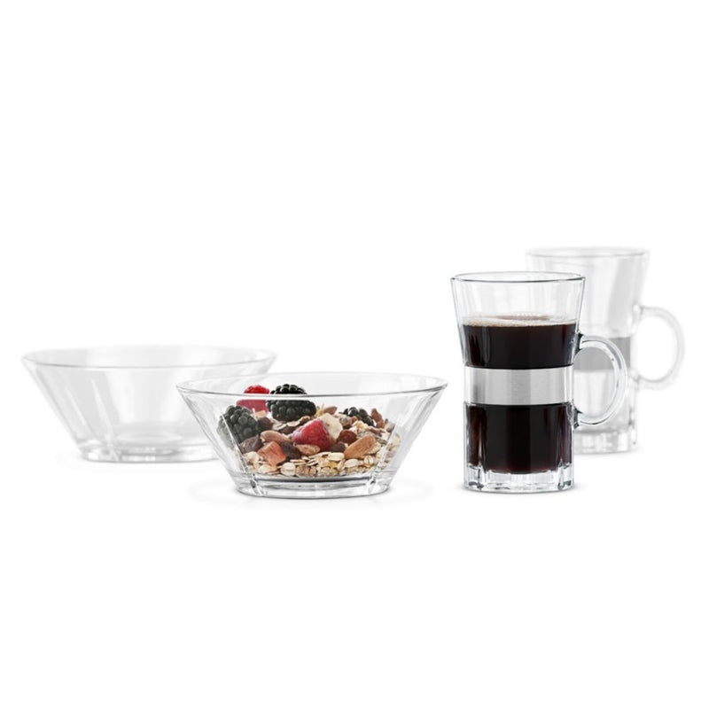 Rosendahl – Grand Cru Frühstücksset für 2 Personen. Heißgetränk und Bowl inklusive.