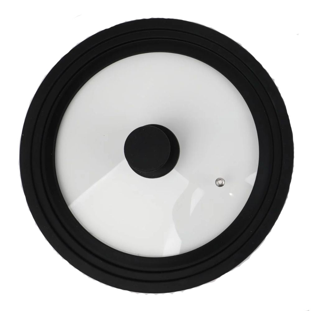 Conzept - Grydelåg silikone 24/26/28 cm sort