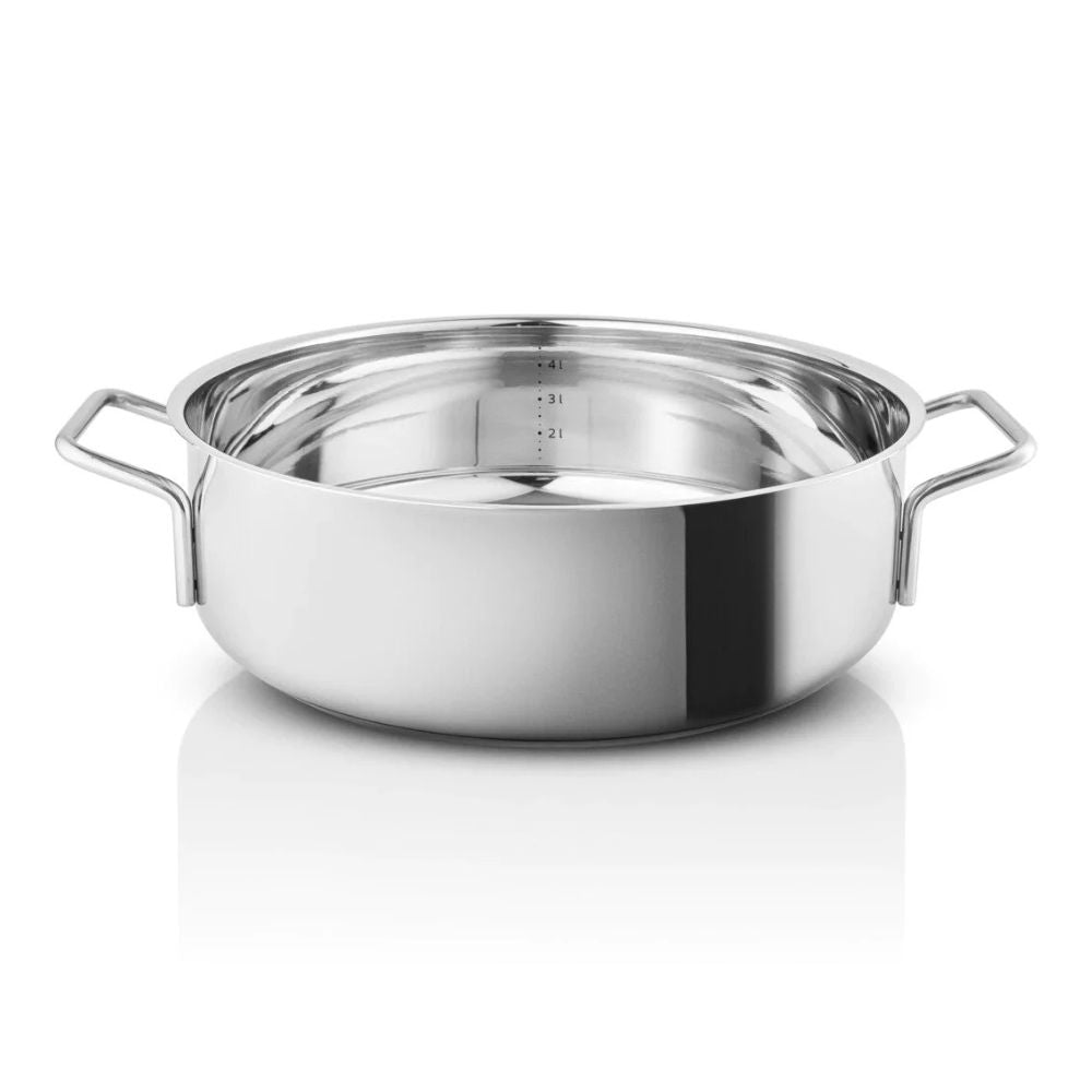 Eva Trio - Sautergryde 28 cm stål - 2 håndtag recycled