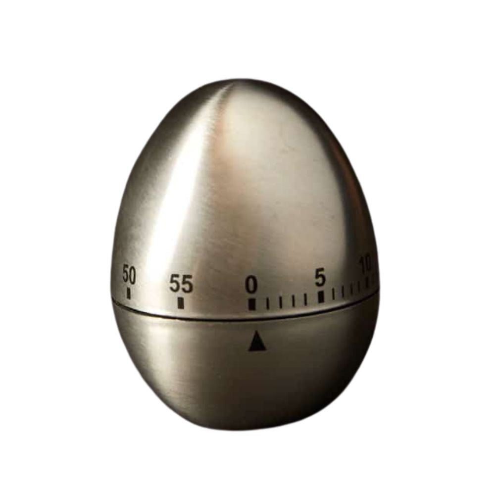 Æggeur Ø6x7,6 cm rustfrit stål