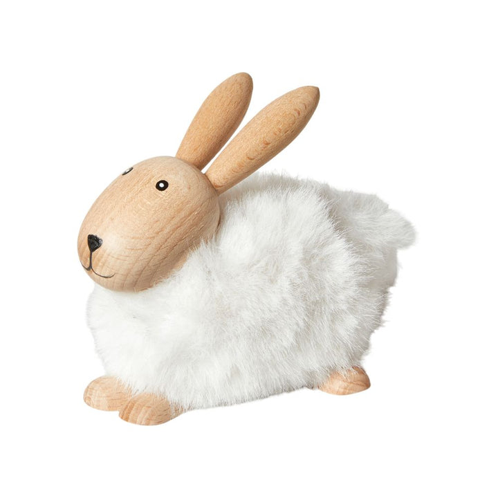Kanin med blød pels Lille - H8 cm