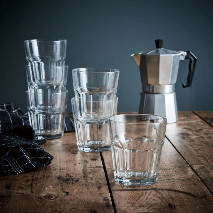 Aida - Atelier granit caféglas sæt 18 dele