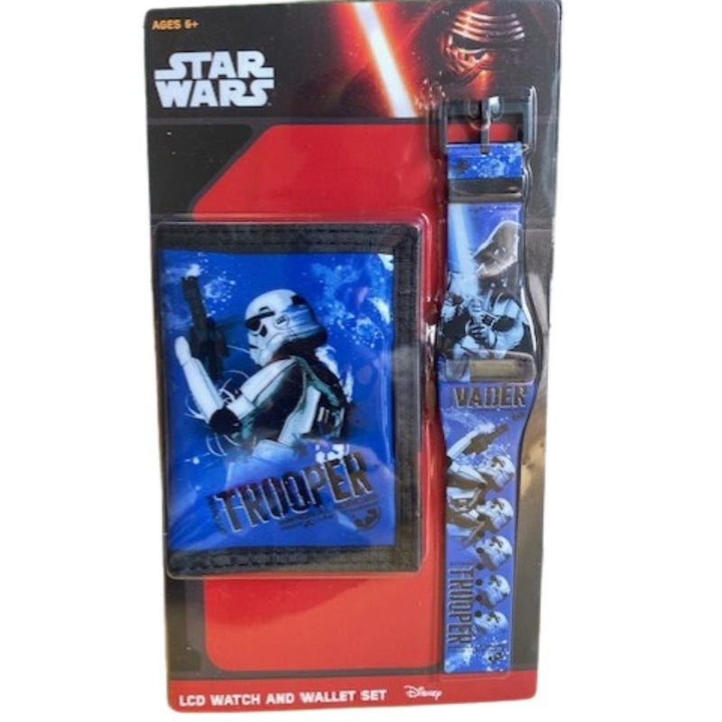 Disney – Star Wars LCD-Uhr und Geldbörse
