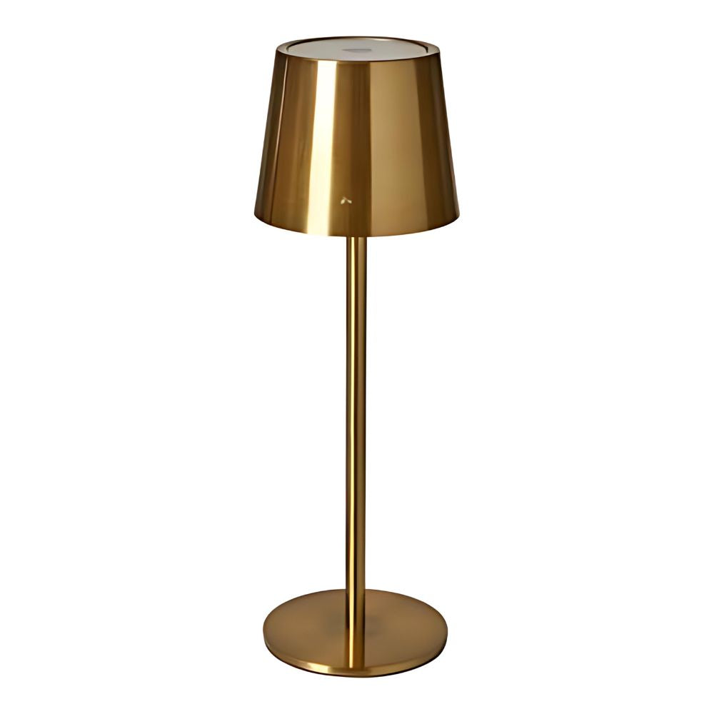 Bordlampe med touch i guld 27,5 cm