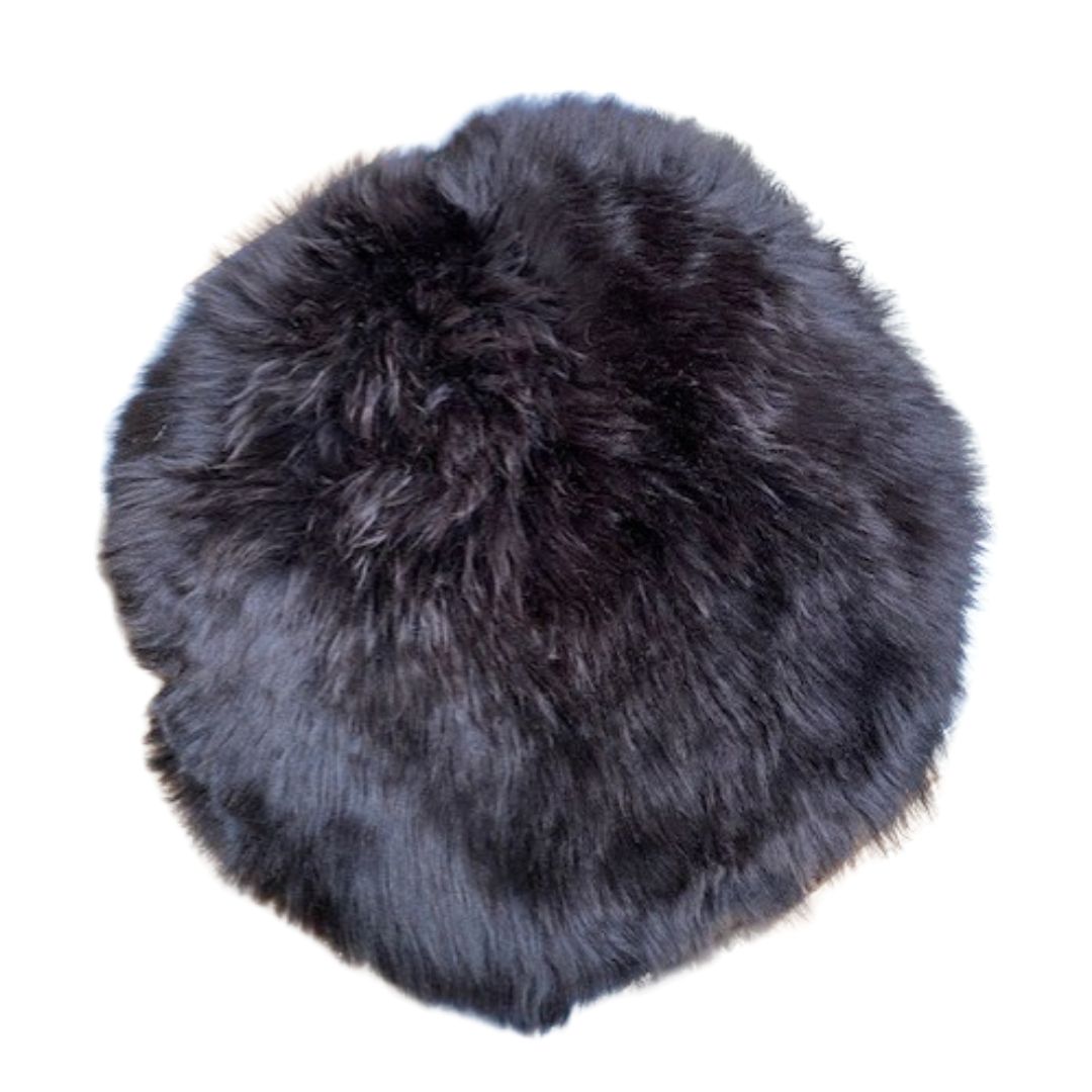 New Zealand ægte Sædehynde Ø34 cm Brun