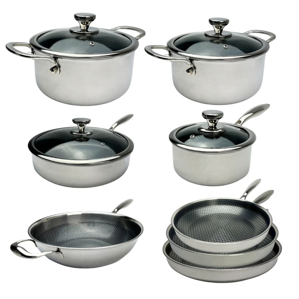 Miso - Hybrid non-stick kokkärl set 8 artiklar (12 stycken)