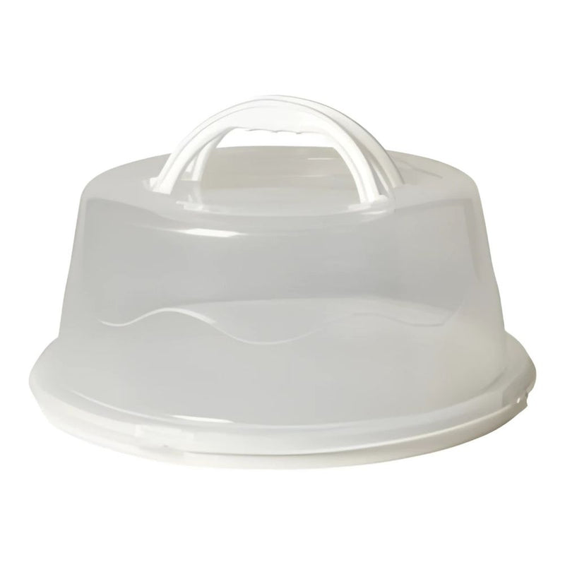 Opbevaringsboks i hvid plast