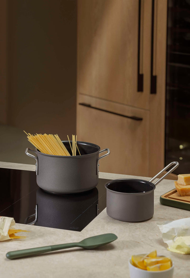 Eva Trio - Grey Line Gryde 3,8 liter - Rustfrit stål - Slip-Let® belægning
