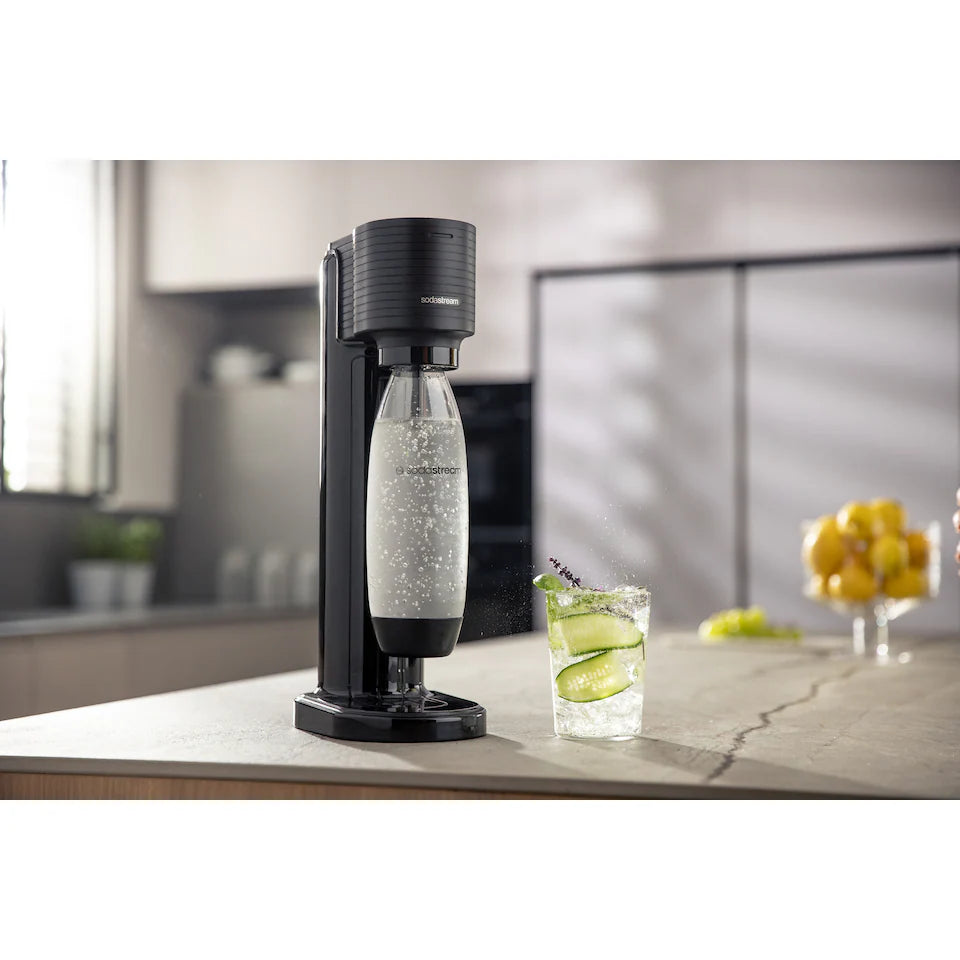 Sodastream - GAIA Black sodavandsmaskine med DWS flaske UDEN kulsyre