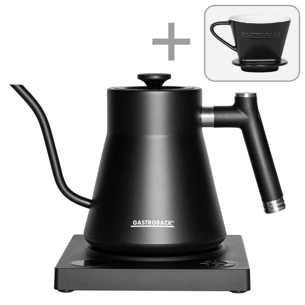 Gastroback - Design vattenkokare 1 L, 1200 W, Svart