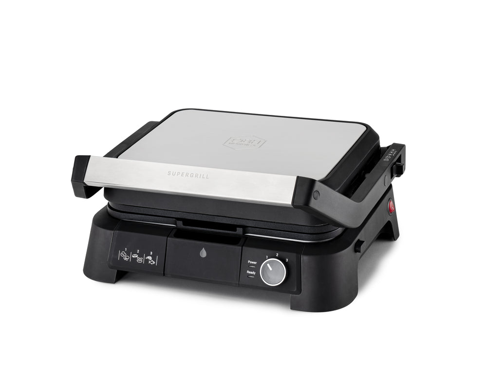OBH Nordica - SuperGrill kontaktgrill 3-i-1 rustfrit stål