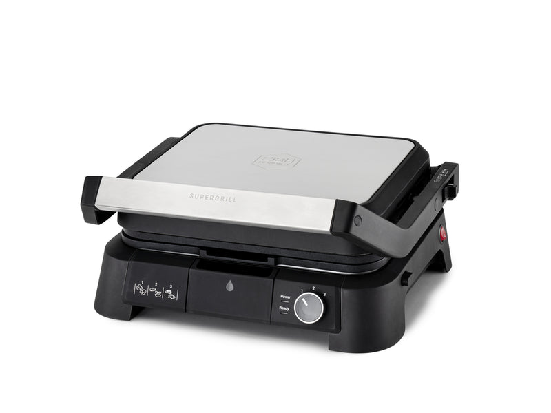 OBH Nordica - SuperGrill Kontaktgrill 3-in-1 Edelstahl 