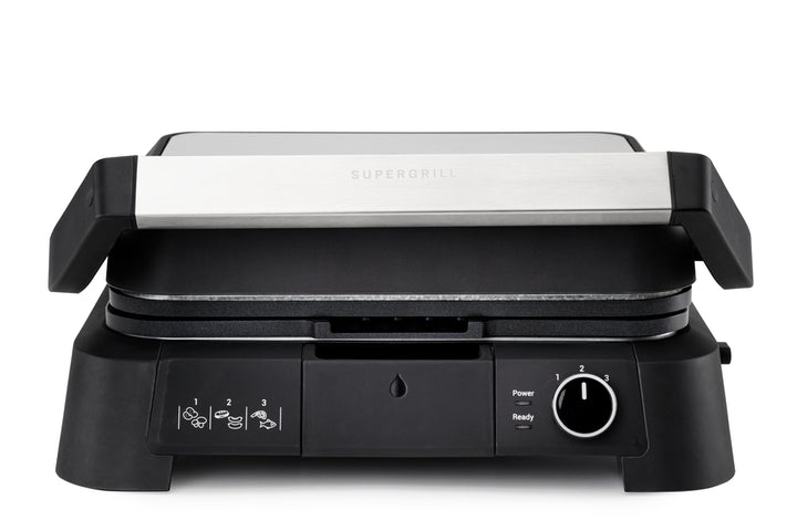 OBH Nordica - SuperGrill kontaktgrill 3-i-1 rustfrit stål