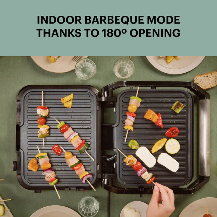 OBH Nordica - SuperGrill kontaktgrill 3-i-1 rustfrit stål