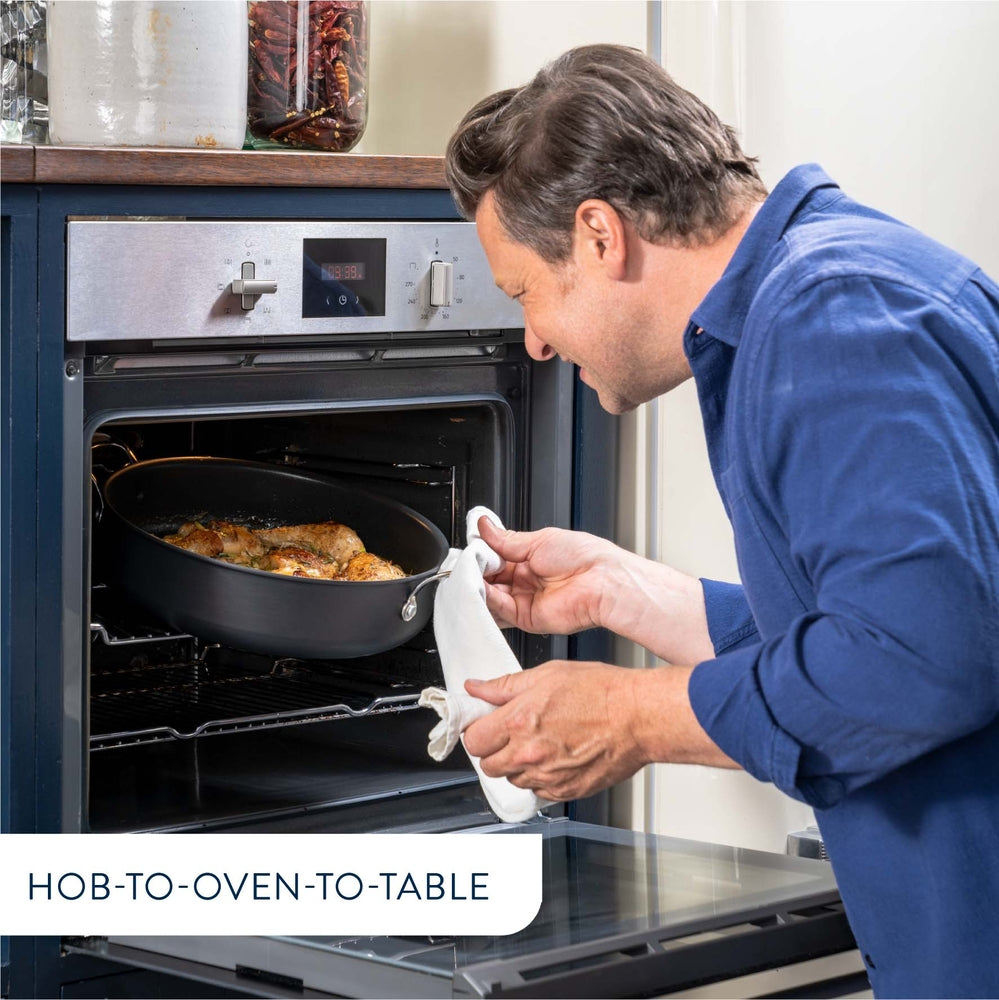 Tefal - Jamie Oliver Cooks Classic HA sautergryde med glaslåg 30 cm