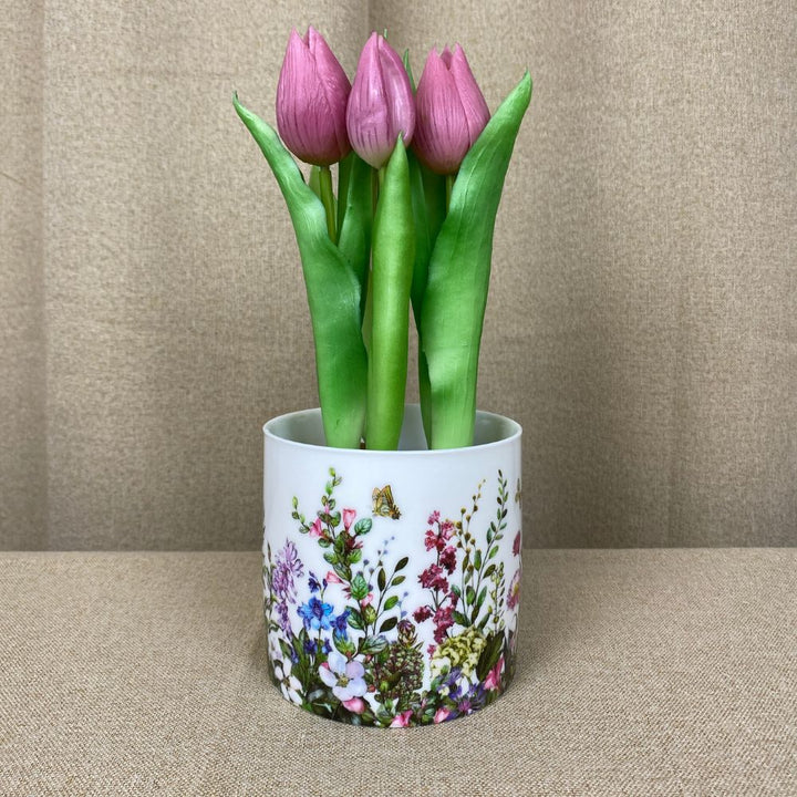 Planteskjuler i porcelæn - Flora lille