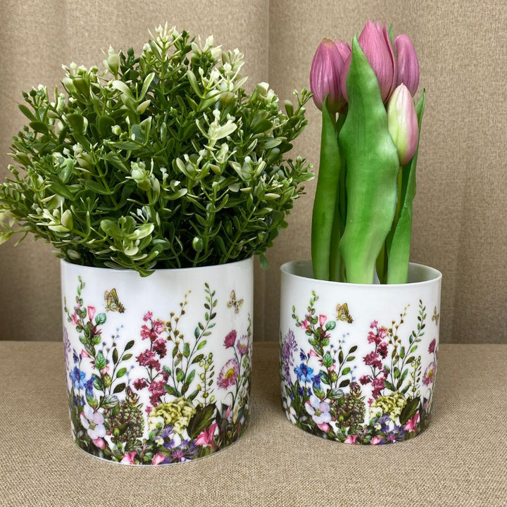 Växtkruka i porslin - Flora stor