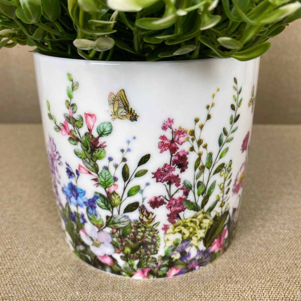 Växtkruka i porslin - Flora stor