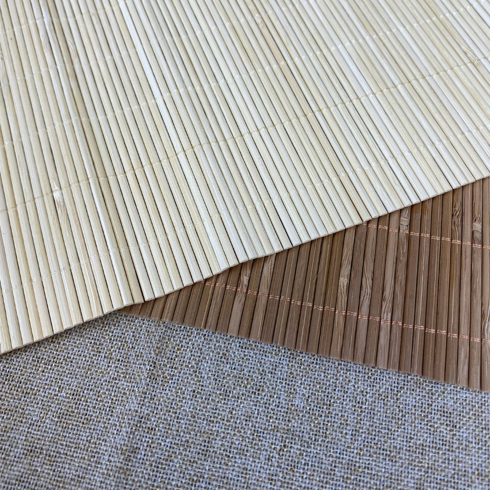 Bambu bordsunderlägg 1 st. - 30 x 45 cm blandade färger