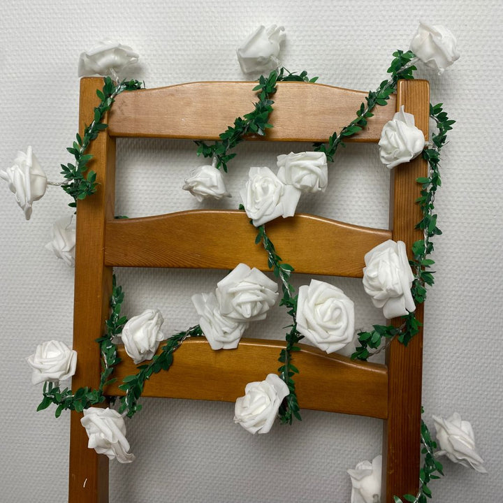 Conzept - Solar lyskæde med roser 20 stk.