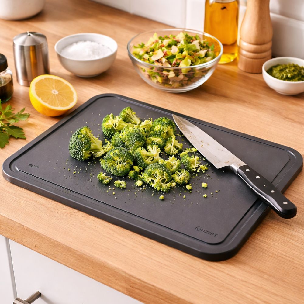 Conzept - Skærebræt fibertræ med saftrille 44x32,5x0,6 cm