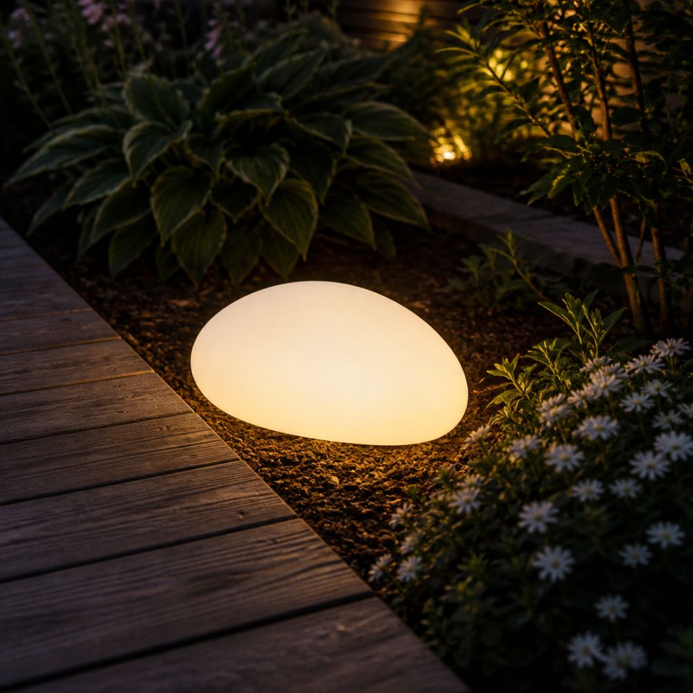 Solarsten 33x24x13,5 cm IP44 plast vit