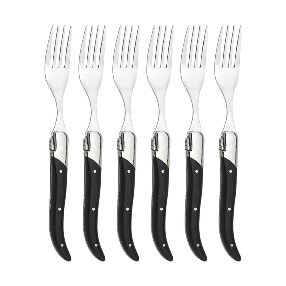 Laguiole by Haws - Steak gafflar 6 st - Svart ebenholts
