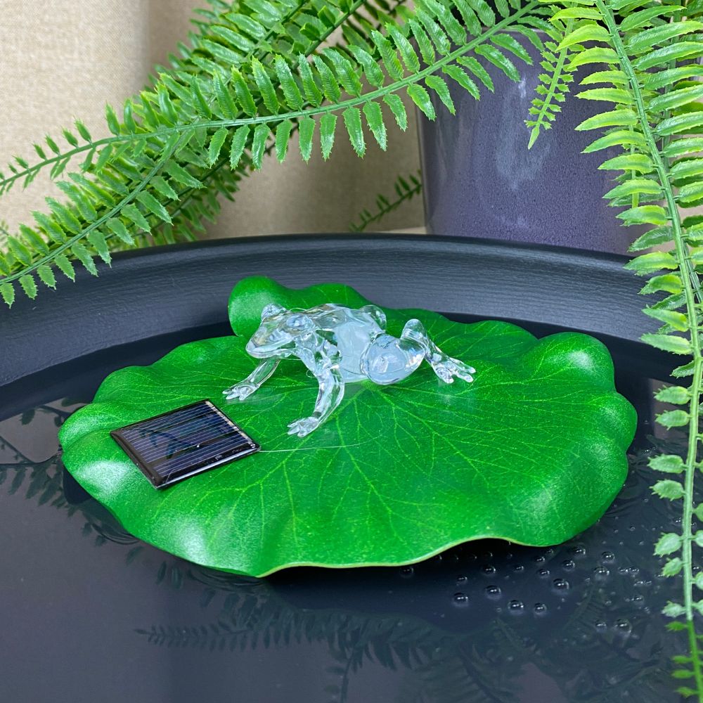 Solar lotusblad med frø Ø17 cm