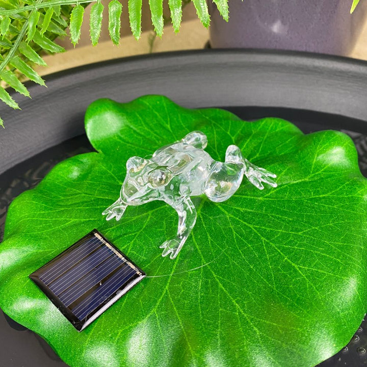 Solar lotusblad med frø Ø17 cm