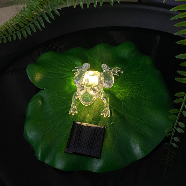 Solar lotusblad med frø Ø17 cm