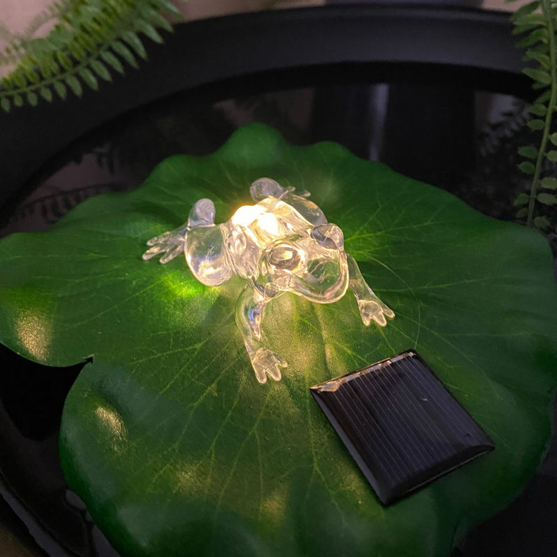 Solar lotusblad med frön Ø17 cm