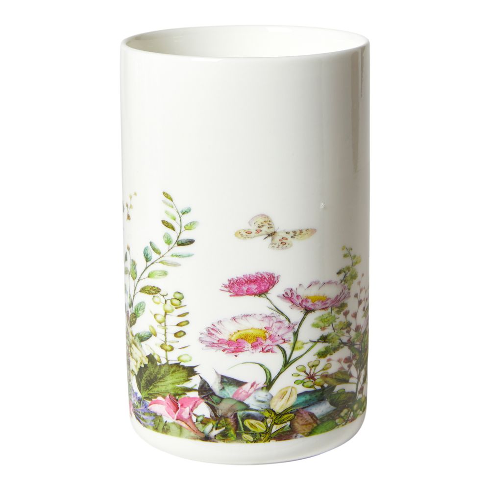 Vase i porcelæn - Flora - Ø11x18 cm