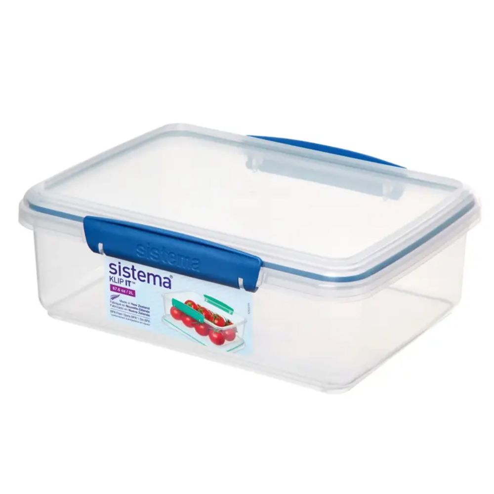 sistema aufbewahrung Sistema - Klip It 2 Liter Mixed - Blau