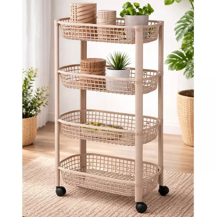 Rullebord med 4 kurve - 46,5 × 26 × 79 cm