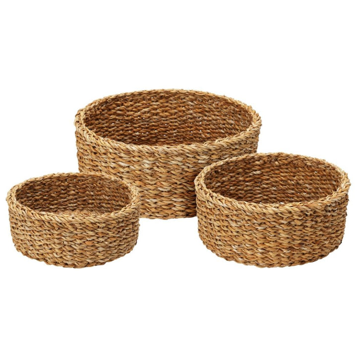 Kurvesæt rundt 3 stk - flet