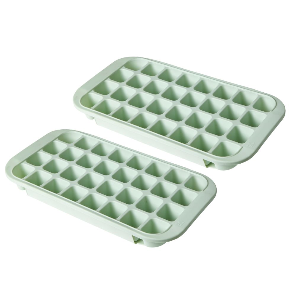 Isterningbakke 2 stk. 32,8x17,7x2,8 plast mint