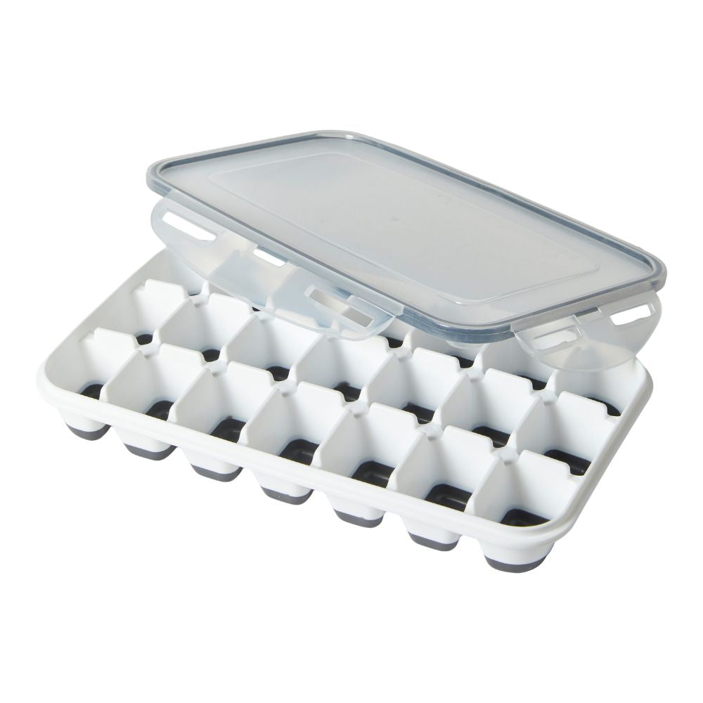 Isbitsform med plastlock - 25x15x15,2x4,2 cm