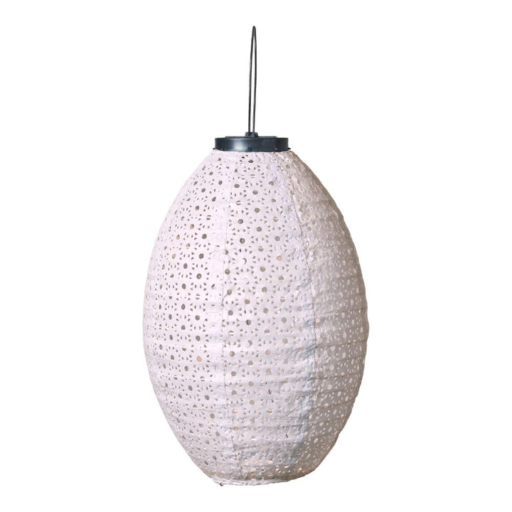 Solcellslykta Ø22x32 cm rosa