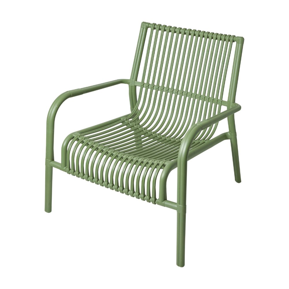 Lounge stol 1 stk. - 75,5x63,5x66,5 cm plast grøn