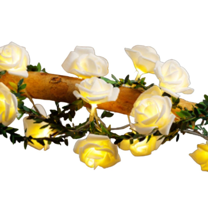Conzept - Solar lyskæde med roser 20 stk.