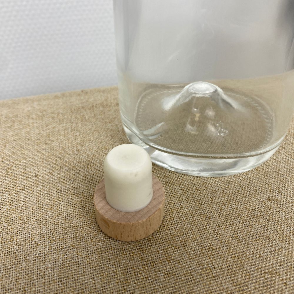 Conzept - Glasflaske med prop 0,45 L Ø8x19 cm