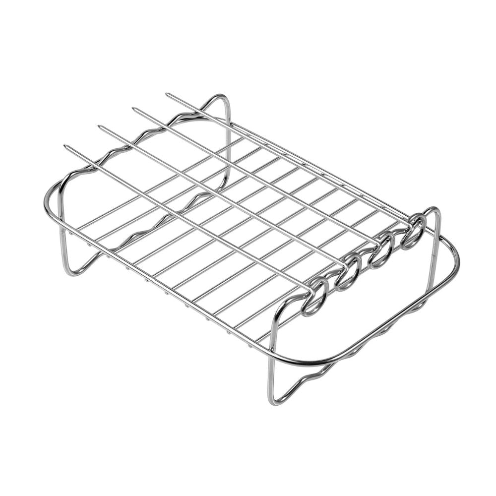 Airfryer grillrist med 4 grillspyd 20x13,2x4 (6,5) cm