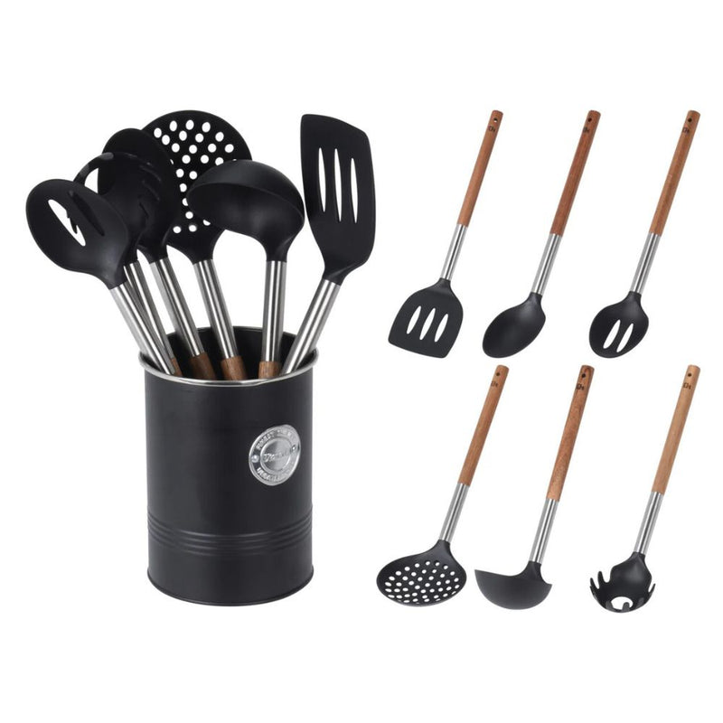 Küchenhelfer-Set 6-teilig mit Ständer