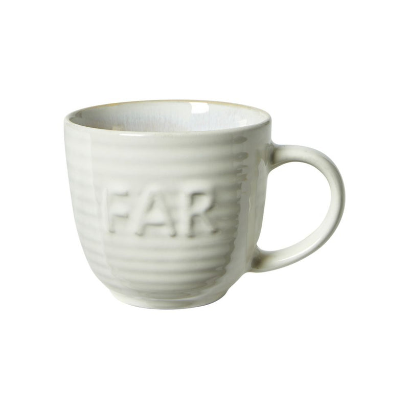Tasse in Rohweiß – mit Text „PAPPA“