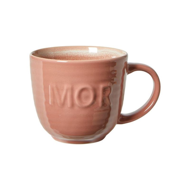 Mugg i rosa - med text "MAMMA"