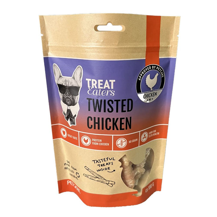 Treateaters - Twisted chicken kødben 180 g