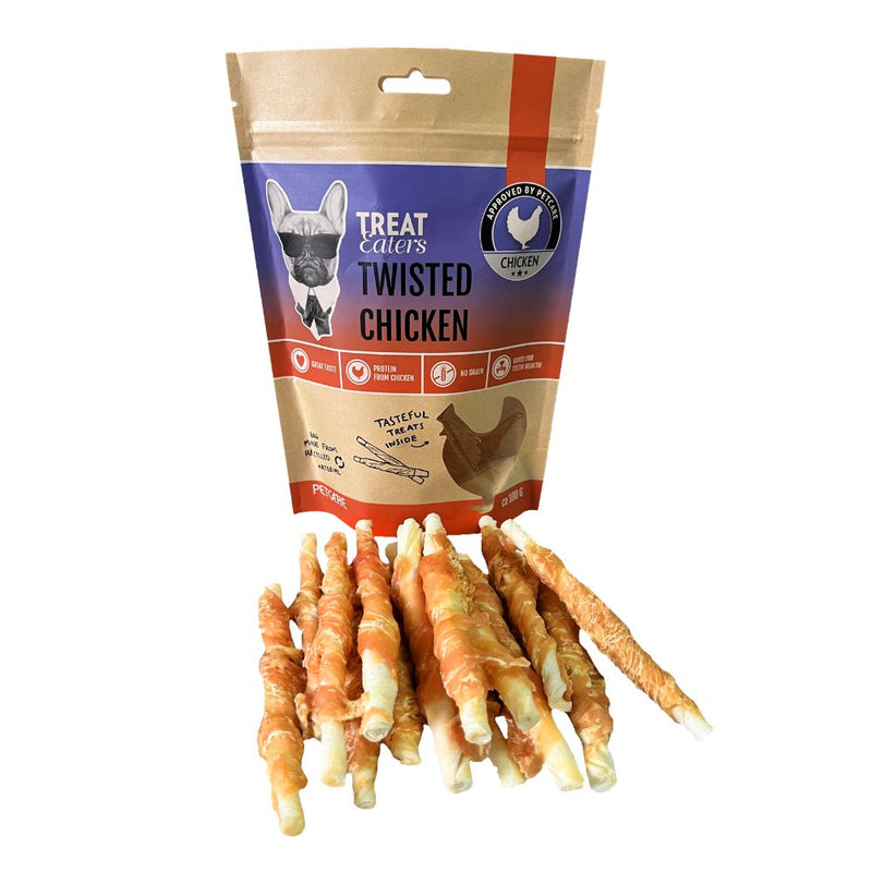 Treateaters - Twisted chicken kødben 180 g