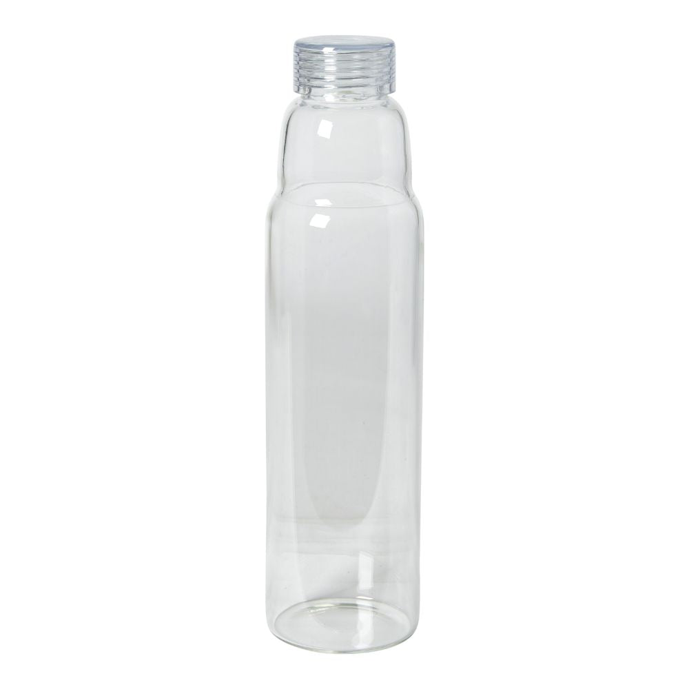 Vandflaske 1000 ml. glas med plastlåg