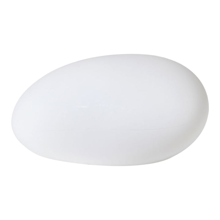 Solcellsdriven sten 22x17x12 cm IP44 plast vit
