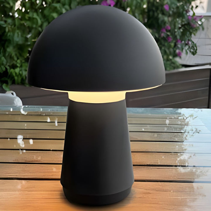Touch bordslampa uppladdningsbar 21,5x16 cm svart